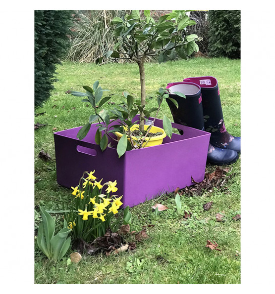 81L GARDEN BOX FOR PLANTING AND STORAGE OF GARDEN ITEMS