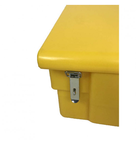 100L GARDEN BOX WITH PADLOCKABLE CLOSING SYSTEM FOR STORAGE AND STOWAGE