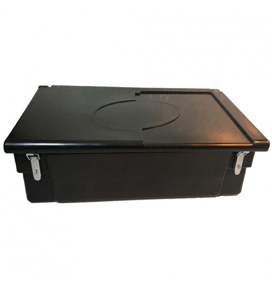100L GARDEN BOX WITH PADLOCKABLE CLOSING SYSTEM FOR STORAGE AND STOWAGE