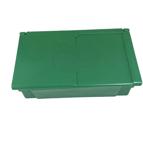 GREEN FOOD/MULTIPURPOSE STORAGE BIN 100 L FOR SAFE AND DRY STORAGE OF FOOD AND TOOLS