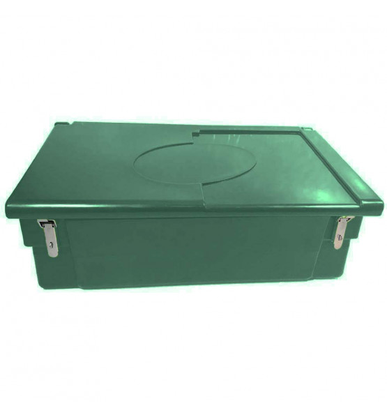  GREEN 100L FOOD/MULTIPURPOSE STORAGE BIN WITH FROGS FOR SAFE AND DRY STORAGE OF FOOD AND TOOLS