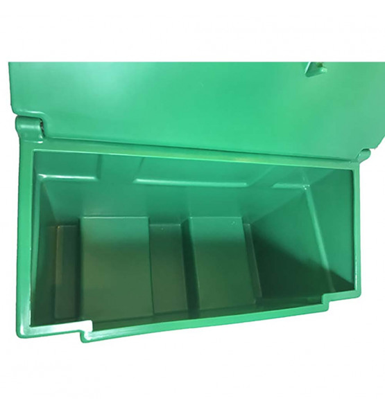 GREEN 200L FOOD/MULTIPURPOSE STORAGE BIN WITH FROGS FOR SAFE AND DRY STORAGE OF FOOD AND TOOLS
