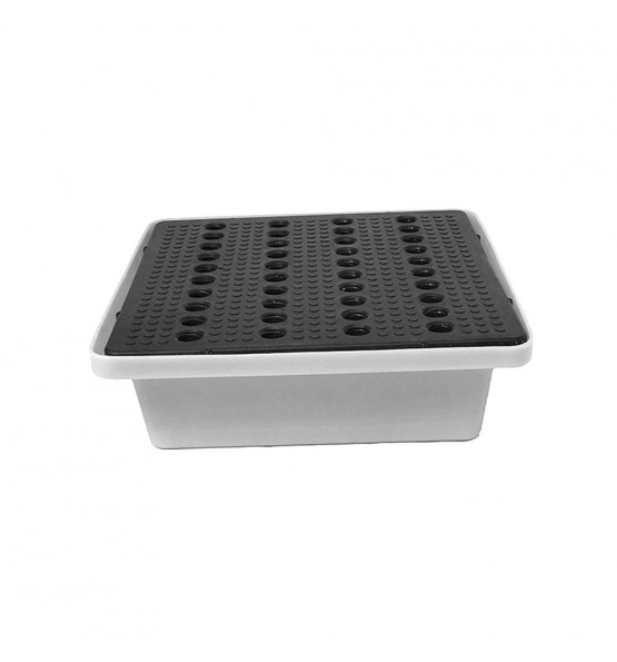 30L STACKABLE RETENTION TRAY WITH GRATING