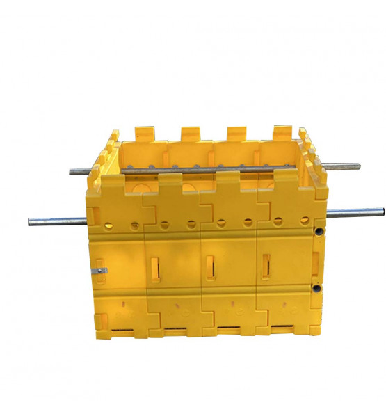 TRUDOM TRENCH SHORING KIT IN PEHD EASY ASSEMBLY AND DISASSEMBLY.  1,5Mx1Mx0,65M. 20 MODULES OF 0,23X...