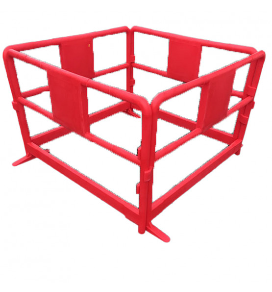 RED SAFETY BARRIER-BOARD SYSTEM HDPE TRAFFIC-LINE