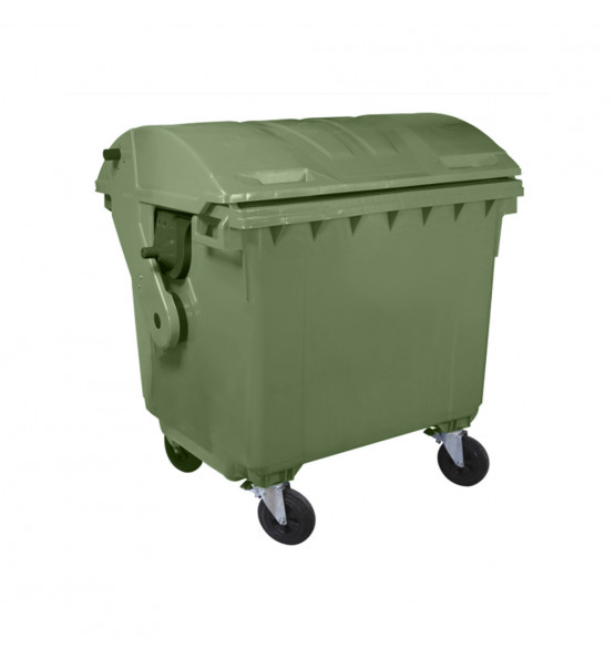 LOT DE 5 BACS ROULANT 4 ROUES PREMIUM  1100L 