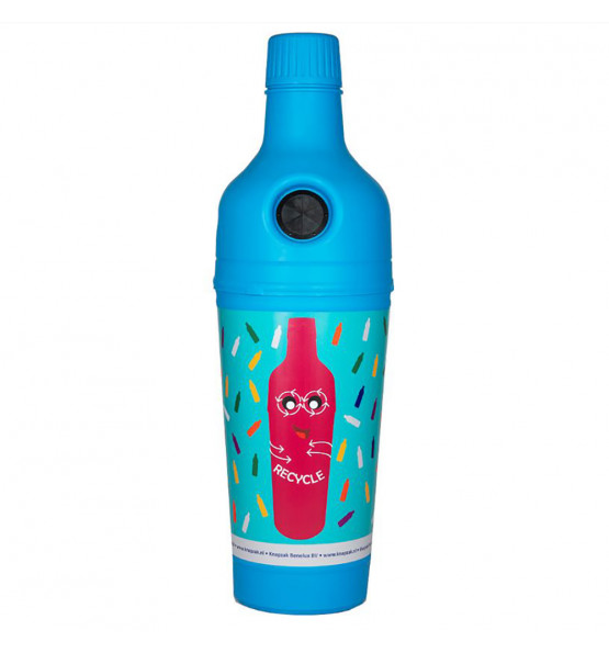 BOUTEILLE GEANTE  LUDIQUE DE COLLECTE DES BOUTEILLES PLASTIQUES