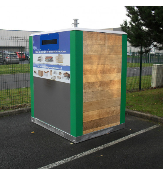 CONTENEUR AERIEN D APPORT VOLONTAIRE 4M3 KINSHOFER ACIER ROMEO