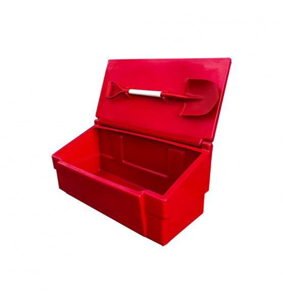 Bac à sable incendie/ à sel de déneigement 100L + pelle