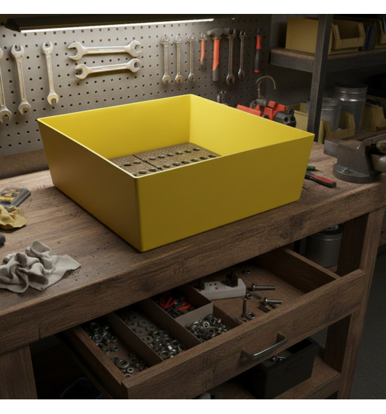 99l retention tray with grating