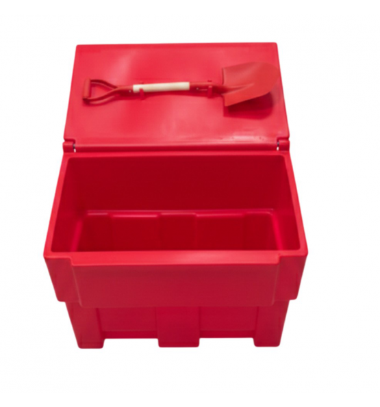 300l sand / salt container with shovel 