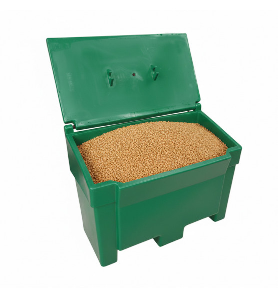 Green 200l food/multipurpose storage bin  for safe and dry storage of food and tools