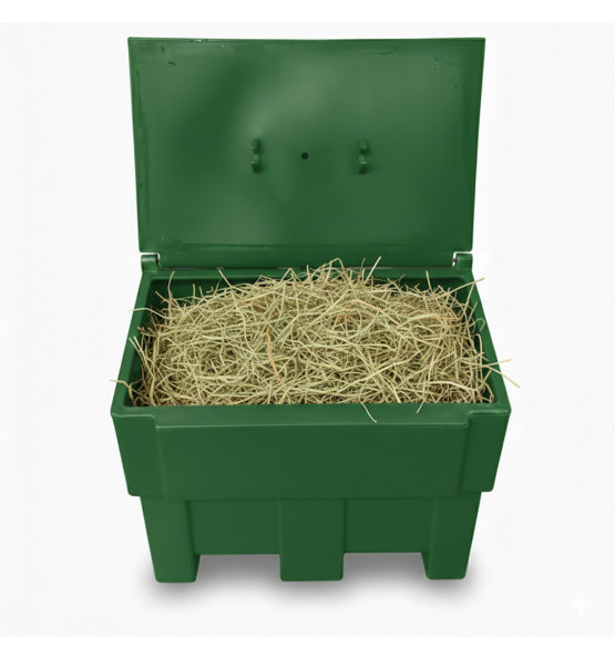 Green 300l food/multipurpose storage bin  for safe and dry storage of food and tools