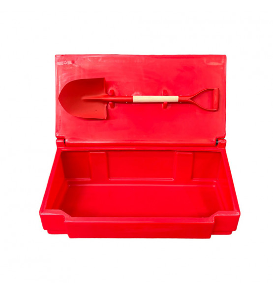 Bac à sable incendie/ à sel de déneigement 50L + pelle