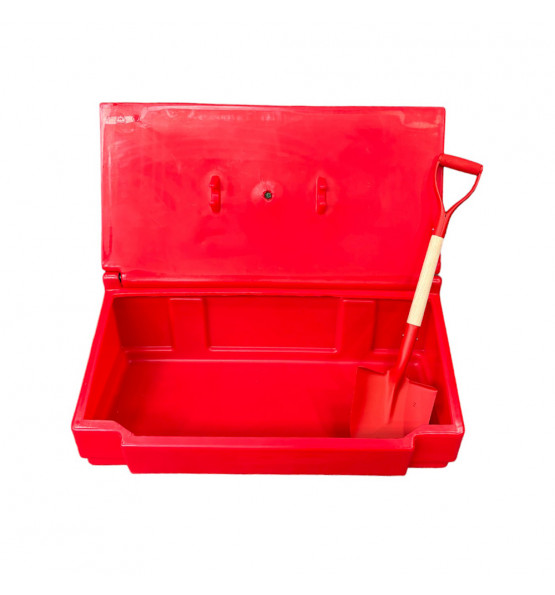 Bac à sable incendie/ à sel de déneigement 50L + pelle