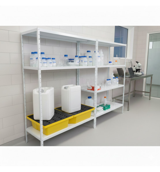 70l stackable retention tray with grating