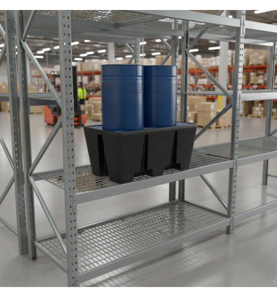 Ec0 type retention tray for 2  barrels