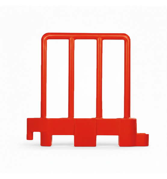 Barrière de sécurité  amovible rouge