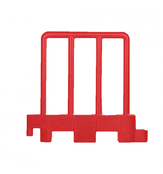 Barrière de sécurité amovible rouge- Lot de 15