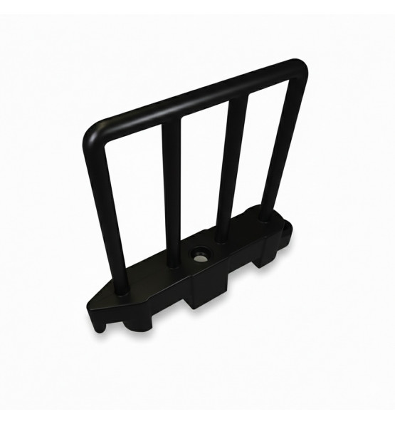 Barrière de sécurité amovible noir