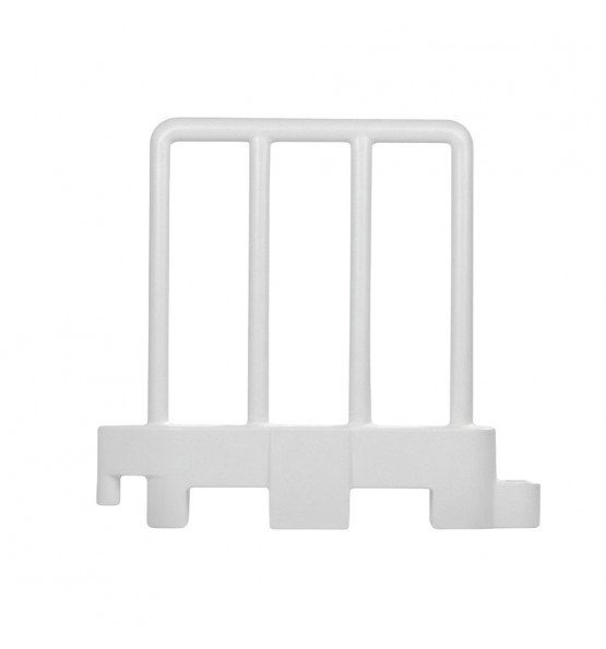 Barrière de sécurité amovible blanche