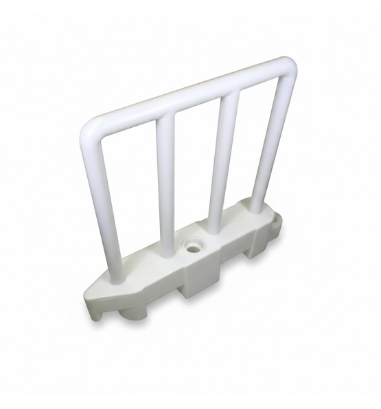 Barrière de sécurité amovible blanche