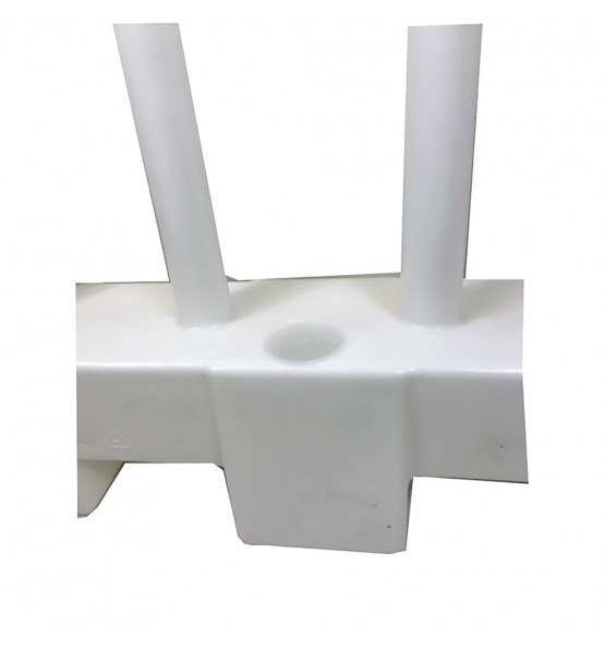 Barrière de sécurité amovible blanche- Lot de 15