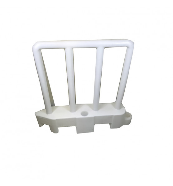 Barrière de sécurité amovible blanche- Lot de 15
