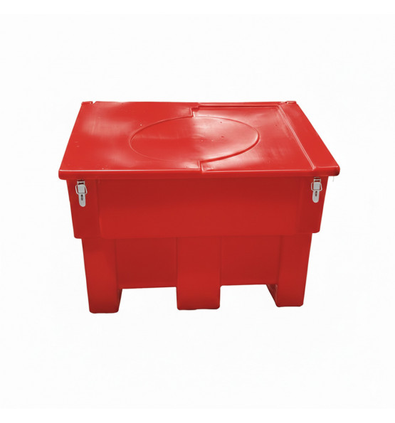 Bac à sable incendie/ à sel de déneigement 200L + grenouillères