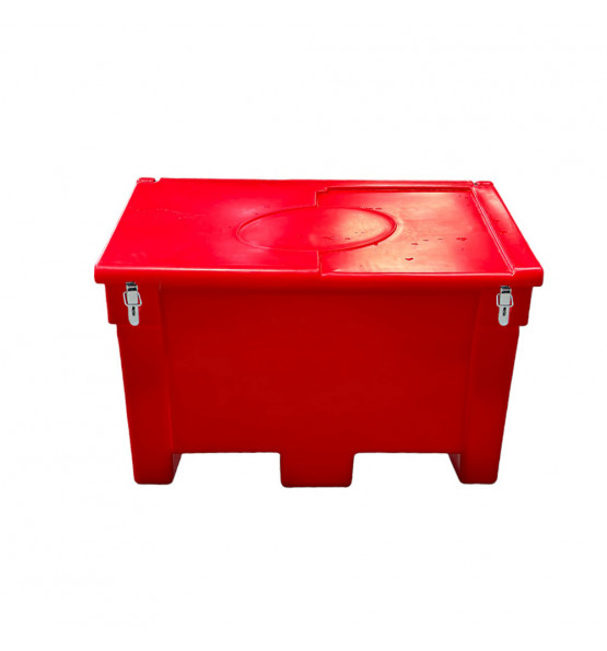 Bac à sable incendie/ à sel de déneigement 200L + grenouillères