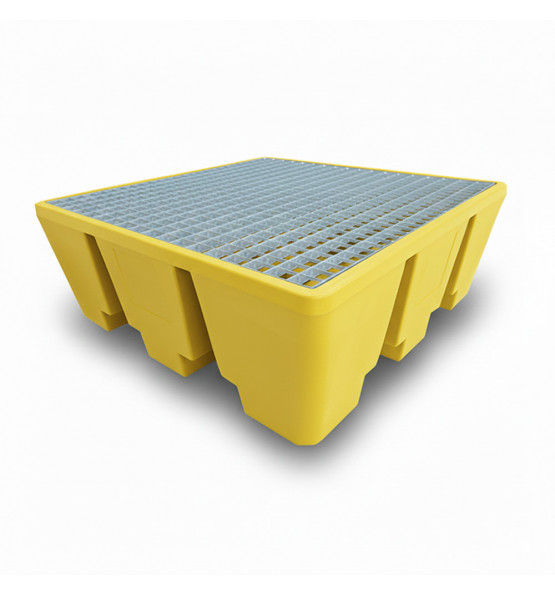 Bac de rétention pour 4 fûts standard