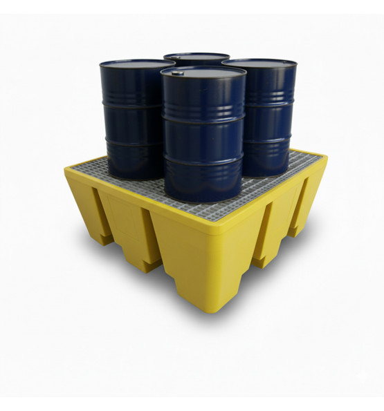 Bac de rétention pour 4 fûts standard