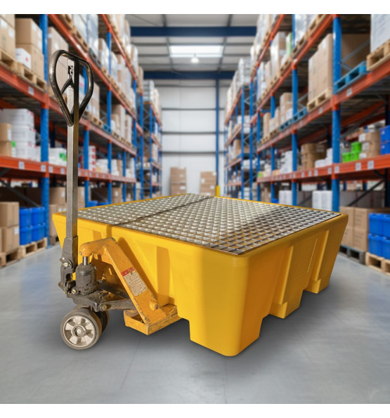 Bac de rétention pour 4 fûts standard