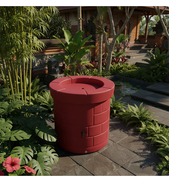 Puits récupérateur d'eau de pluie 340L