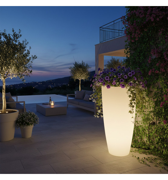 200l delight conical flowerpot  lighting