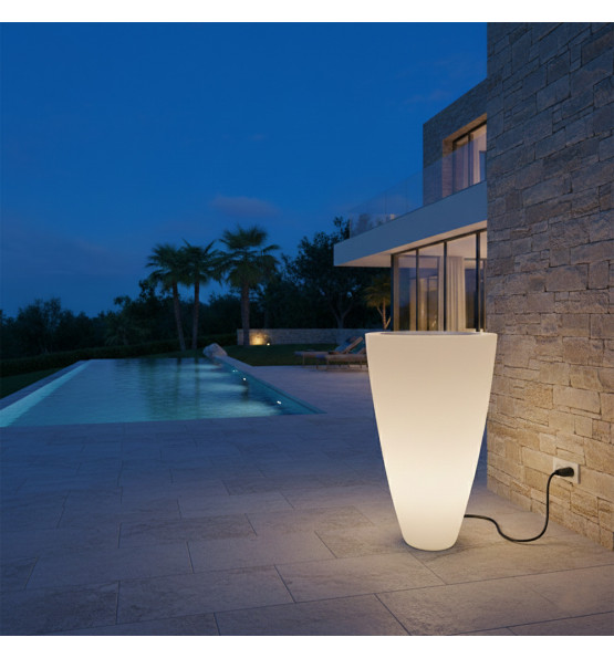 3 in 1 stainless steal and lightening standing table delight