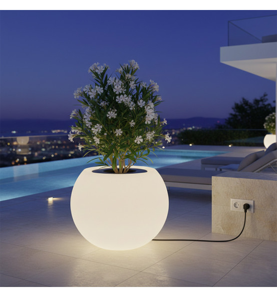 300l lighting spherical flowerpot straight speranza 