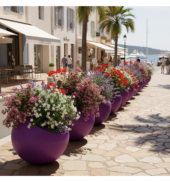 Pot de fleurs sphérique XXL Dolce Vita 300L