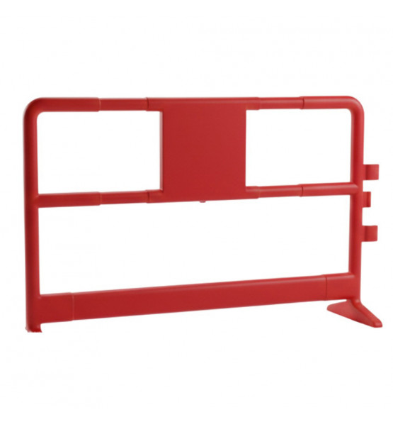 Barriere de chantier rouge BC 15- lot de 5