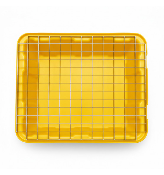 Bac de rétention pour bidons 85L avec caillebotis 