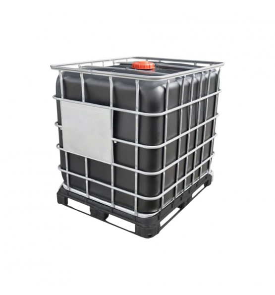 Cuve de stockage 1000L IBC poche rénovée grillage opaque noire