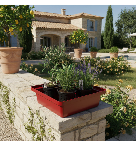 Bac de rangement empilable 30L