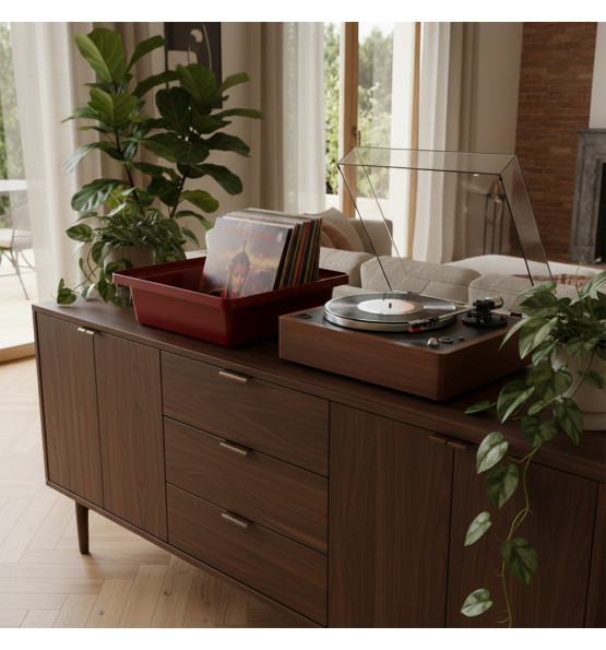 Bac de rangement empilable 30L