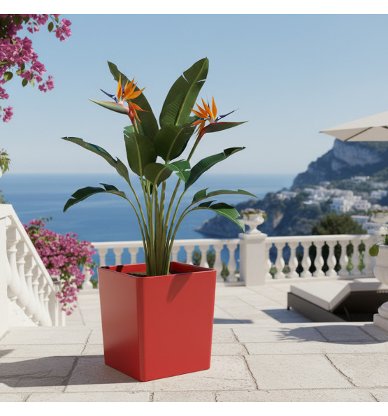 Pot de fleurs Cubio H 50cm