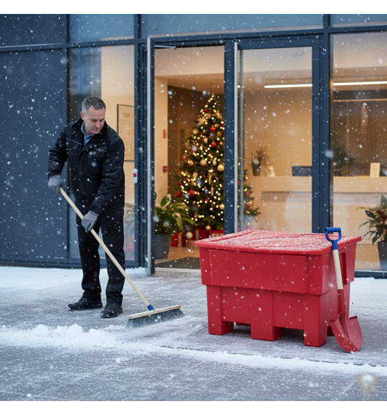 Lot de 6 bacs à sable 300l+ pelle