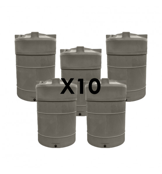 Cuves de stockage eau 2000L-Lot de 10