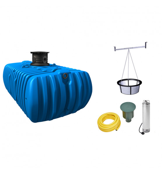 Cuve de stockage d’eau 3000L enterrée - Kit Jardin - Garantia