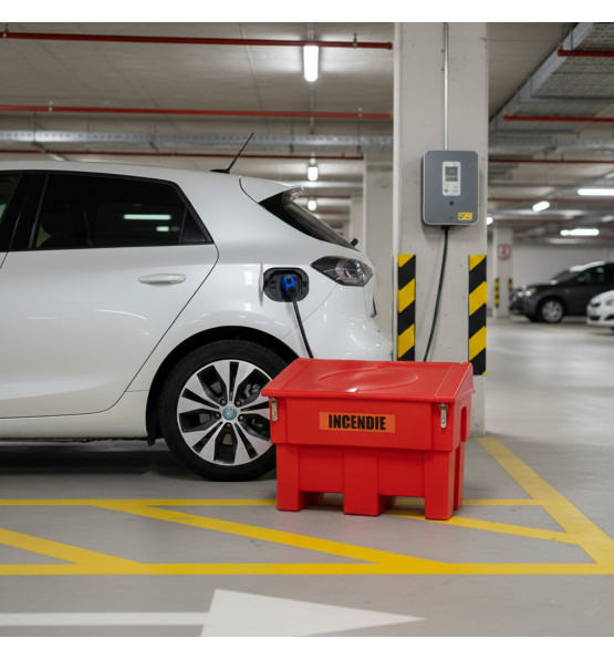 Bac à sable incendie/ à sel de déneigement 300L