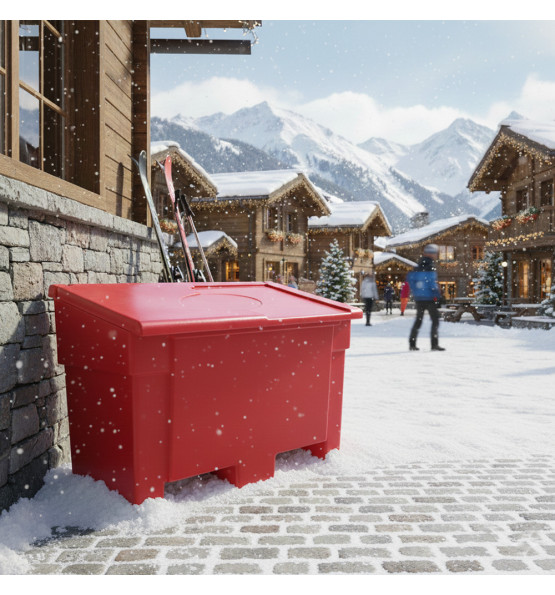 Bac à sable incendie/ à sel de déneigement 300L- Lot de 6 