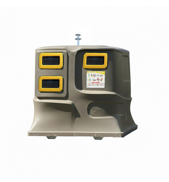 Colonne aérienne d’apport volontaire 4m3 kinshofer PEHD LILA